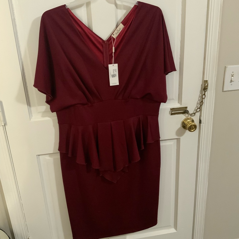 Burgundy Dress